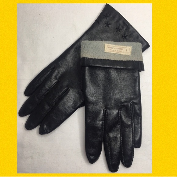 Vintage non leather (vinyl) “driving gloves” Size M - Picture 5 of 6